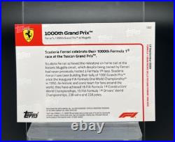 #002 Ferrari's 1000th Grand Prix Scuderia 2020 Topps Now F1 Formula 1 Leclerc