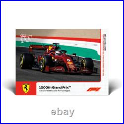 #002 Ferrari's 1000th Grand Prix Scuderia 2020 Topps Now F1 Formula 1 Leclerc