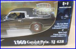 1/18 American Muscle Elite Edition 1969 Black Pontiac Grand Prix SJ 428 RARE