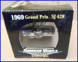 1/18 American Muscle Elite Edition 1969 Black Pontiac Grand Prix SJ 428 RARE