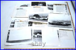 10pc 1971 WATKINS GLEN GRAND PRIX Press PACKAGE 8x10 Photos B/W +Bio SCCA Revson