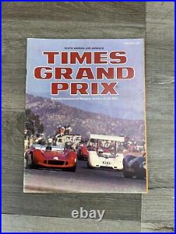 10th Annual L. A. Times Grand Prix Auto Racing Program 1967 Riverside Raceway Oct