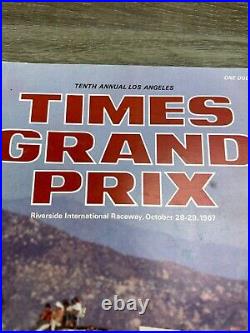 10th Annual L. A. Times Grand Prix Auto Racing Program 1967 Riverside Raceway Oct