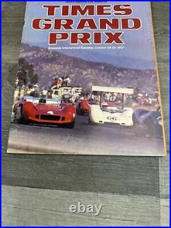 10th Annual L. A. Times Grand Prix Auto Racing Program 1967 Riverside Raceway Oct