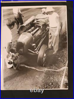 11 Vtg 40s Photographer Frank Smith Race Indy, Nascar, Midget Car Photos Racing