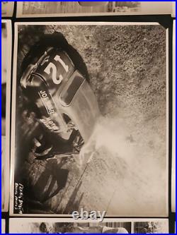 11 Vtg 40s Photographer Frank Smith Race Indy, Nascar, Midget Car Photos Racing