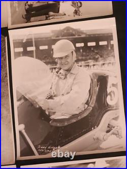 11 Vtg 40s Photographer Frank Smith Race Indy, Nascar, Midget Car Photos Racing