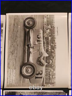 11 Vtg 40s Photographer Frank Smith Race Indy, Nascar, Midget Car Photos Racing