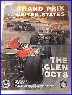 11 Watkins Glen Race Programs -1970, 1971, 1972, 1974 Grand Prix Can Am Trans Am