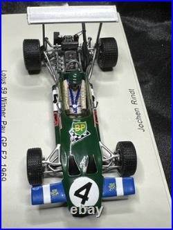 143 SPARK S4276 Lotus 59 F2 Pau Grand Prix Winner 1969 #4 J. Rindt #4 Boxed USA