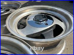 15 Vintage Wheels Rims Alloy Mag American Racing Tri Spoke Blade Directional