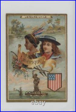 1890 Lefevre-Utile Trade Cards United States Amerique (Grand Prix Back) 11bd