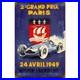 1949 France Paris Grand Prix Race 24 Heavy Duty USA Made Metal Advertising Sign