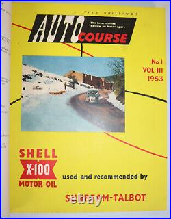1953 AUTOCOURSE International Quarterly Motor Racing Review 1st Ed Grand Prix