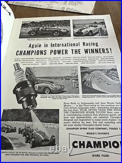 1954 Sebring Florida 12 Hour Grand Prix Road racing program With Entry List