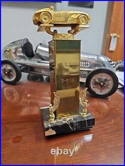 1956 Ferrari Mondial Bob Goldich 1st Place Car Racing Trophy Award Cup Race
