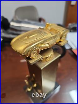 1956 Ferrari Mondial Bob Goldich 1st Place Car Racing Trophy Award Cup Race