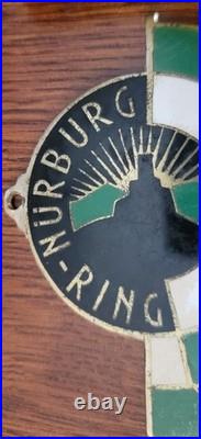 1956 Nurburgring German Grand Prix Race August 5 Cloisonne grill badge emblem