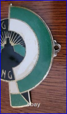 1956 Nurburgring German Grand Prix Race August 5 Cloisonne grill badge emblem