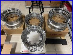 1960 1968 Pontiac Catalina Grand Prix Bonneville 8 Lug Chrome Steel Wheels