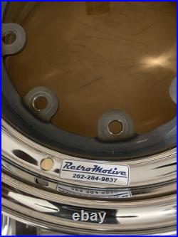 1960 1968 Pontiac Catalina Grand Prix Bonneville 8 Lug Chrome Steel Wheels
