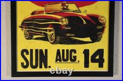 1960's Washington Auto Racing Framed Poster! Vintage Sports Car Grand Prix Race