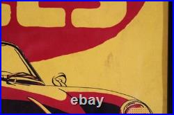 1960's Washington Auto Racing Framed Poster! Vintage Sports Car Grand Prix Race 1960's Washington Auto Racing Framed Poster! Vintage Sports Car Grand Prix Race