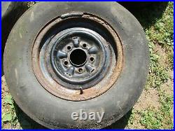 1962 63 Pontiac Catalina Grand Prix Factory steel rims 14 with 5 wheel pattern