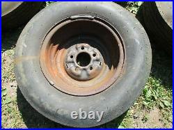 1962 63 Pontiac Catalina Grand Prix Factory steel rims 14 with 5 wheel pattern