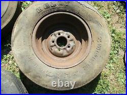 1962 63 Pontiac Catalina Grand Prix Factory steel rims 14 with 5 wheel pattern