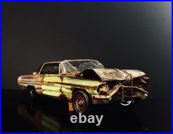 1962 Pontiac Catalina / Grand Prix Wrecked Abandoned Barn Find 1/18 HTF 1 Of 1