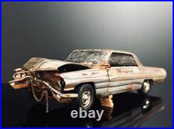 1962 Pontiac Catalina / Grand Prix Wrecked Abandoned Barn Find 1/18 HTF 1 Of 1