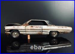 1962 Pontiac Catalina / Grand Prix Wrecked Abandoned Barn Find 1/18 HTF 1 Of 1