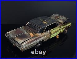 1962 Pontiac Catalina / Grand Prix Wrecked Abandoned Barn Find 1/18 HTF 1 Of 1