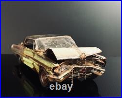 1962 Pontiac Catalina / Grand Prix Wrecked Abandoned Barn Find 1/18 HTF 1 Of 1