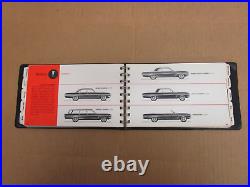 1962 Pontiac Dealer Album Product data facts guide book Grand Prix Bonneville