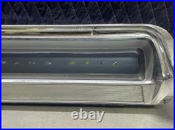 1962 Pontiac Grand Prix Chrome Instrument Cluster Bezel Dash Radio Bezel OEM