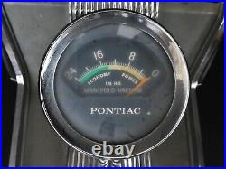 1963-1964 Pontiac GP Console And Vacuum Gauge, GTO, Lemans, Tempest, Grand Prix