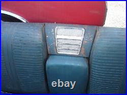 1963 Grand Prix Dark Teal Rear Seats Nice Frames With Speaker Grill No Speaker