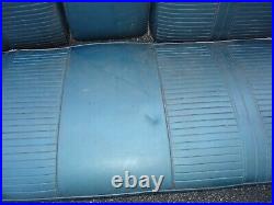 1963 Grand Prix Dark Teal Rear Seats Nice Frames With Speaker Grill No Speaker