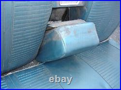 1963 Grand Prix Dark Teal Rear Seats Nice Frames With Speaker Grill No Speaker