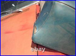 1963 Grand Prix Dark Teal Rear Seats Nice Frames With Speaker Grill No Speaker