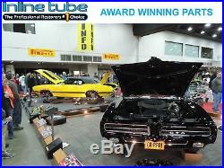 1964 Pontiac GTO Lemans Tempest Chrome Valve Covers Stamped Factory Correct OEM