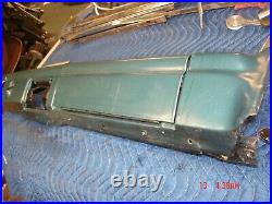 1964 Pontiac Grand Prix Lower Metal Dash Panel & Glove Box Door Nice Shape Teal