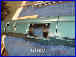 1964 Pontiac Grand Prix Lower Metal Dash Panel & Glove Box Door Nice Shape Teal