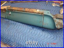 1964 Pontiac Grand Prix Lower Metal Dash Panel & Glove Box Door Nice Shape Teal