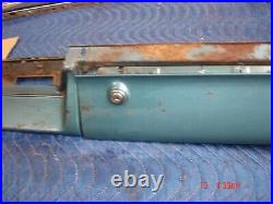 1964 Pontiac Grand Prix Lower Metal Dash Panel & Glove Box Door Nice Shape Teal