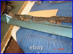 1964 Pontiac Grand Prix Lower Metal Dash Panel & Glove Box Door Nice Shape Teal