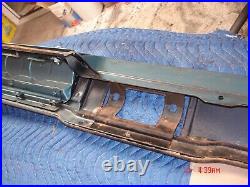 1964 Pontiac Grand Prix Lower Metal Dash Panel & Glove Box Door Nice Shape Teal