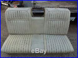 1965 1966 67 68 Wildcat LeSabre Impala SS 88 98 Bonneville Convertible Rear Seat